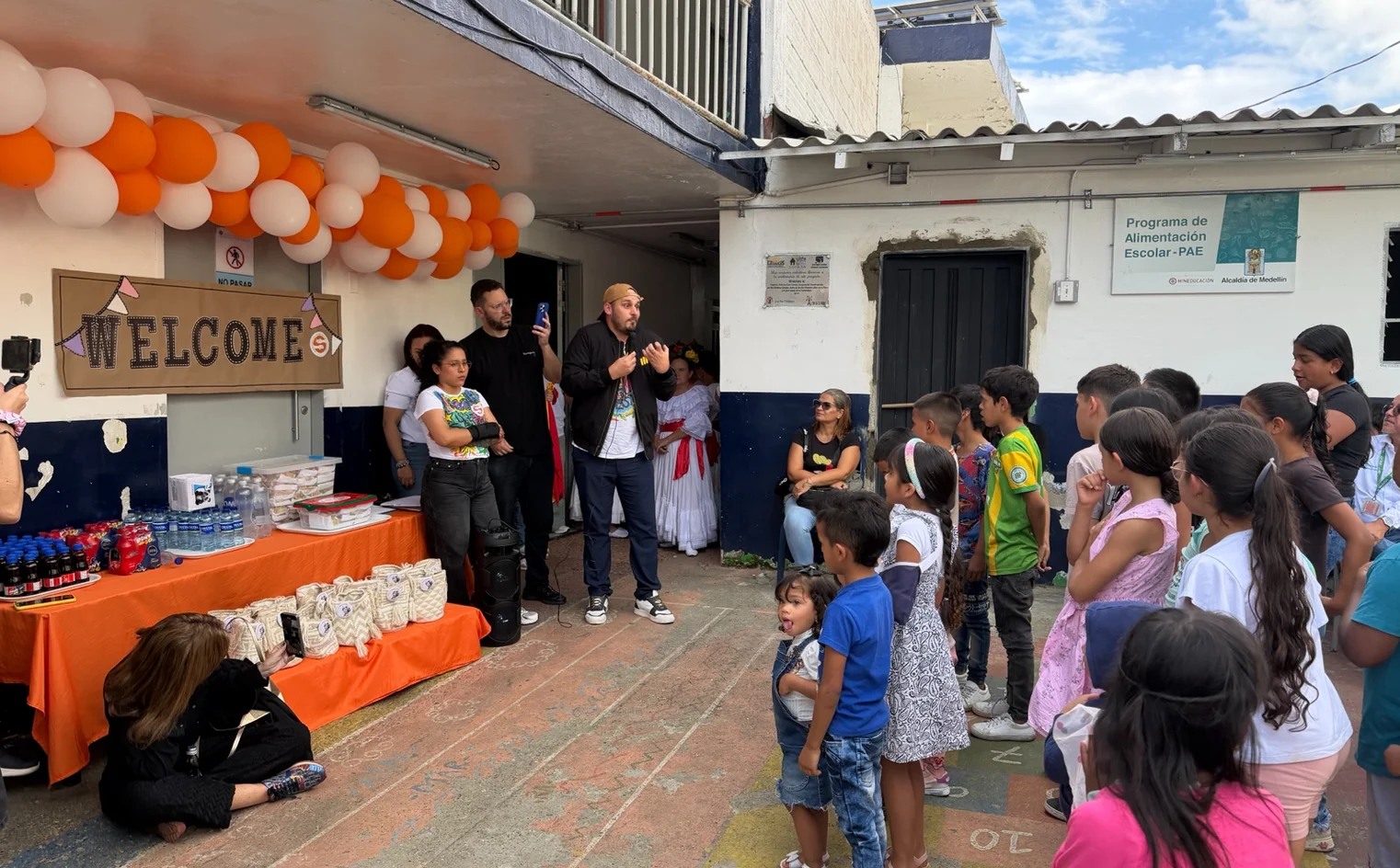 SageTrader Foundation visiting a children’s charity event